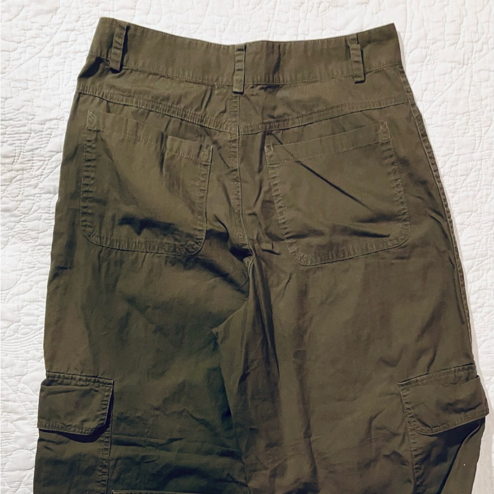 Stitch & Pine Olive Wide Leg Pants
